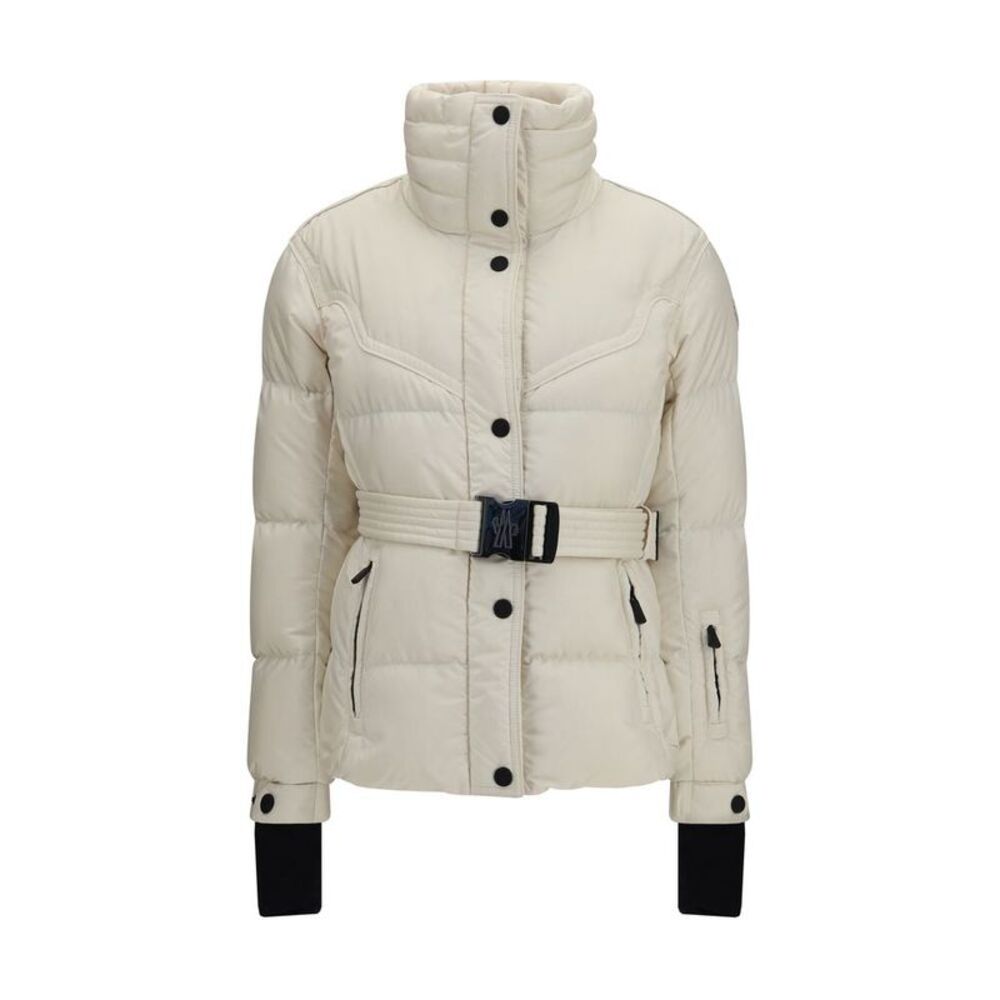 Moncler Grenoble Beige Polyester Full-Length Women's Jacket